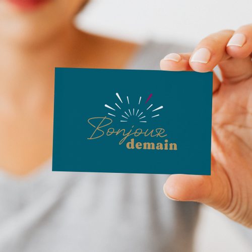 Bonjour demain - Création du logo